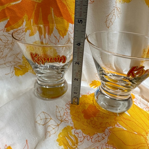 Kahula Logo liquor glassware-Vintage Set of 2. Perfect preowned condition - Picture 6 of 7